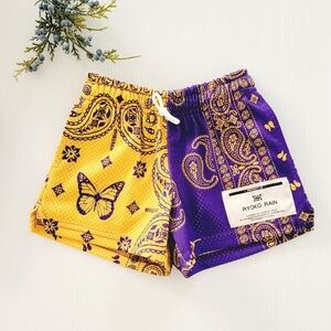 RYOKO RAIN Mamba Purple Yellow Short Out of stock online!!! Never worn. Youth XS